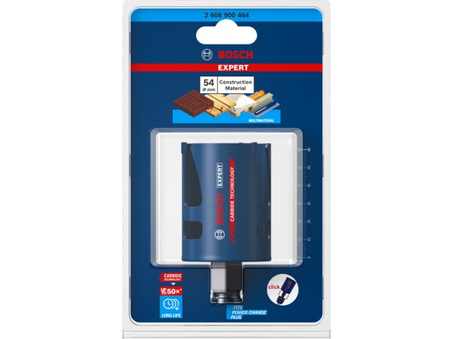 Žaga za izrezovanje lukenj Bosch EXPERT Construction Material, 54x60mm, 2608900464